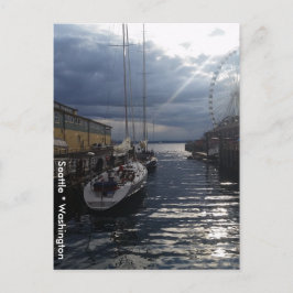 Puget Sound Waterfront Seattle Washington Briefkaa Briefkaart