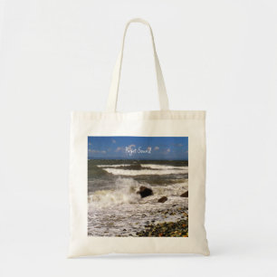 Puget Sound Waves Seascape Photo Tote Bag