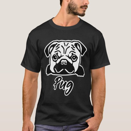 Puggenkop T-shirt (Voorkant)