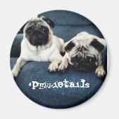 #puggietails magneet (Voorkant)