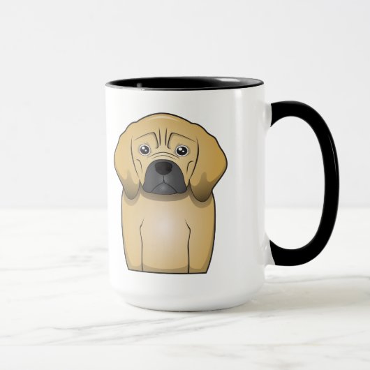 Puggle Cartoon Mok (Rechts)