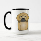Puggle Cartoon Mok (Links)