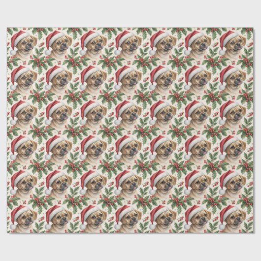 Puggle Christmas Wrapping Paper Cadeaupapier (Vlak)