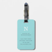Puggle-hond bagage labels (Achterkant verticaal)