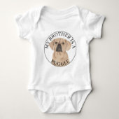 Puggle hond romper (Voorkant)