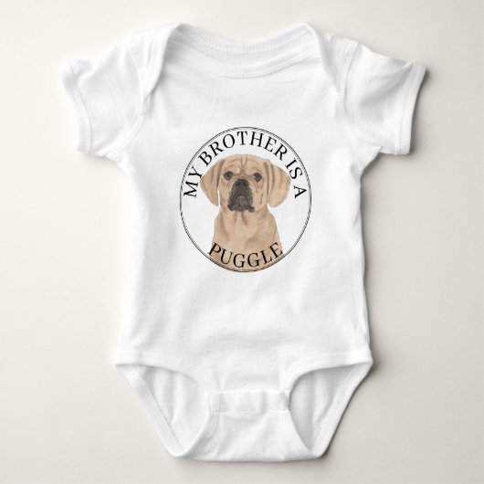 Puggle hond romper (Voorkant)