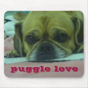 Puggle love mousepad muismat