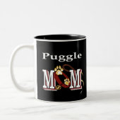Puggle Maman Mug (Gauche)