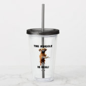 Puggle Mic Drop Acryl Drinkbeker (Voorkant)
