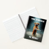 Puggle Mic Drop Notitieboek (Binnen)