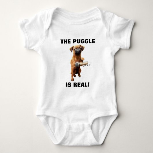 Puggle Mic Drop Romper (Voorkant)