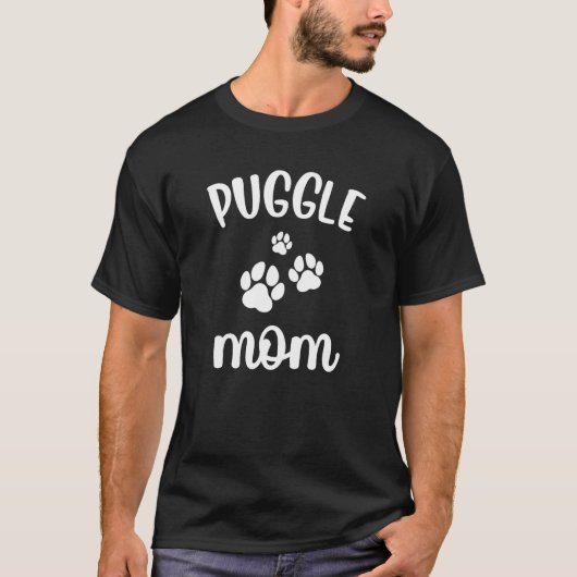 Puggle Mom Cute Dog T-shirt (Voorkant)
