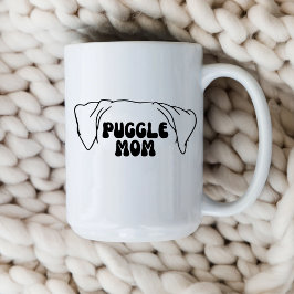 Puggle Mom Koffie Mok