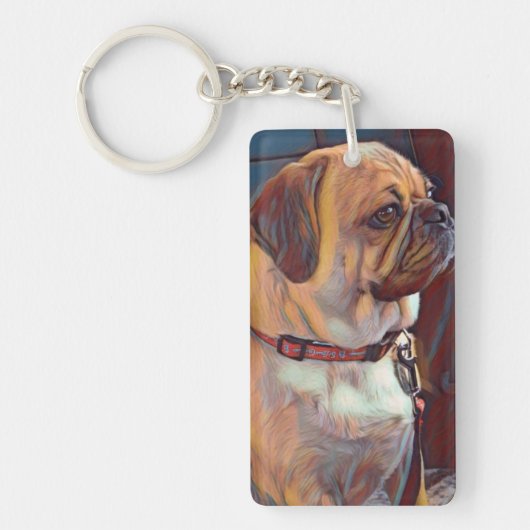 Puggle Sleutelhanger (Voorkant)