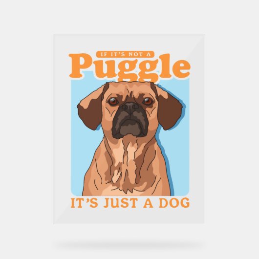 Puggles Chien Propriétaire C'est un Puggle (Recto)