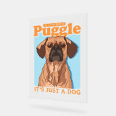 Puggles Chien Propriétaire C'est un Puggle (Angle)