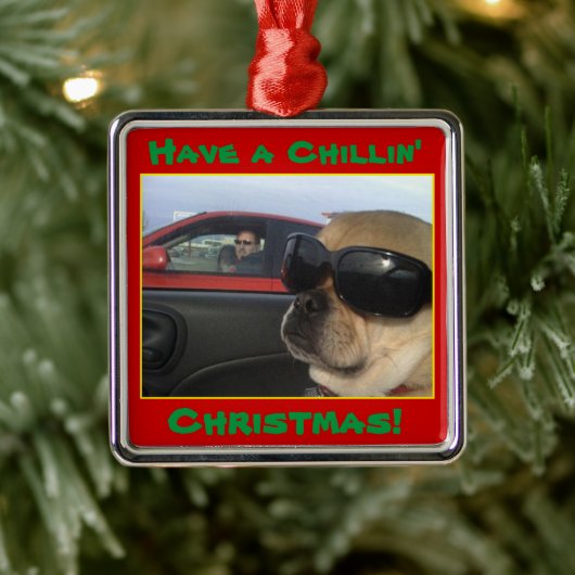 Puggles Ornament met kerstbomen (Boom)