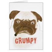 Puggy de Carlin grumpy avec Cigar (Devant)