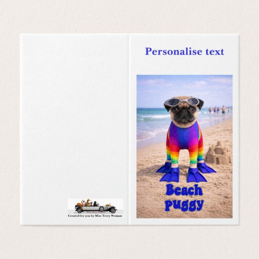 Puggy de la plage (Outside Unfolded)