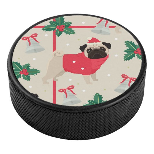 Puggy Kersthockey Pucks (3/4)