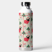 Puggy kerstwaterflesje waterfles (Links)