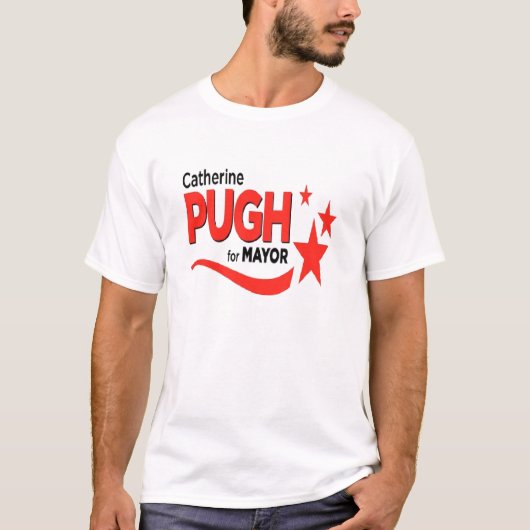 Pugh pour maire T-Shirt (Devant)