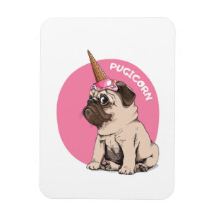 Pugicorn Magneet