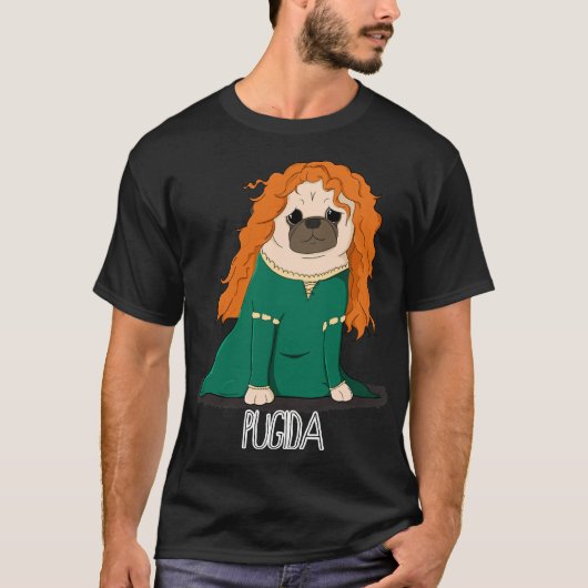 Pugida. Klassieke T-Shirt 433 (Voorkant)