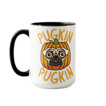 Pugkin Pug Dog Halloween Mok – Spooky T-shirt
