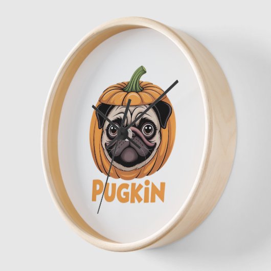 Pugkin Pug Halloween Happy Halloween Oversized T-S (Hoek)
