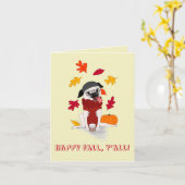 Pugkin Spice : Bonne Chute, Carte de voeux Y'all (Fleur jaune)