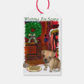 Pugle Kerstmis Cadeaulabel (Achterkant)