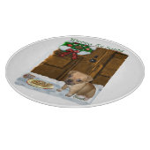Pugle Kerstmis Snijplank (Hoek)