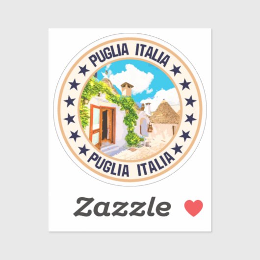 Puglia Sticker (Vel)
