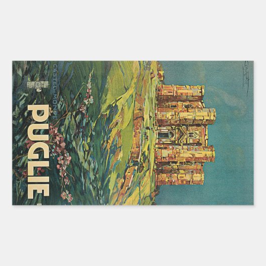 Puglie (Apulië) Rechthoekige Sticker (Voorkant)