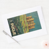 Puglie (Apulië) Rechthoekige Sticker (Envelop)