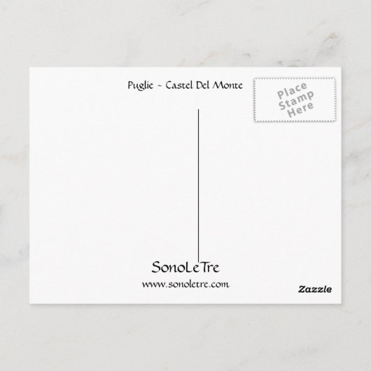 Puglie Briefkaart (Achterkant)