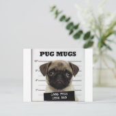 Pugs Briefkaart (Staand voorkant)