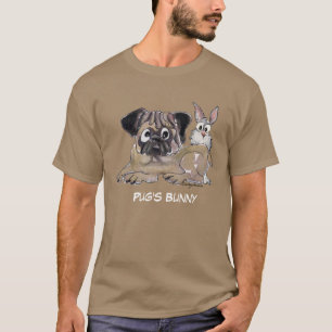 Pug's Bunny Cute Dog T-shirt