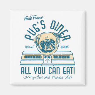 Pug's Diner 50s Retro magneten