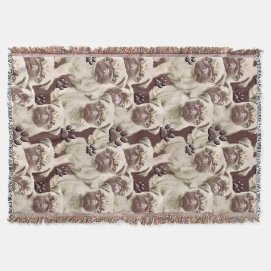 Pugs en poten met schroefdraad deken (Voorkant)