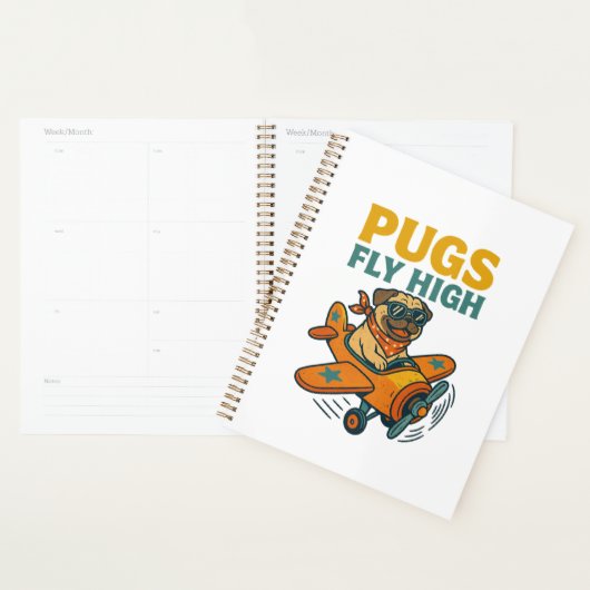 Pugs Fly High (Devant avec enveloppe)