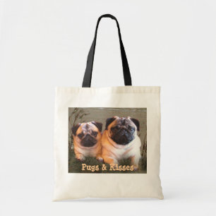 Pugs & Kisses Canvas tas