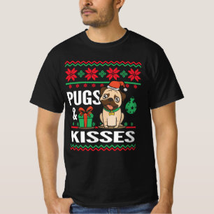Pugs & Kisses Ugly Kerstmis T-shirt