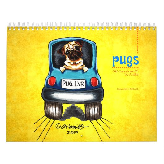 Pugs Off-Leash Art™ Vol 1 Kalender (Hoes)