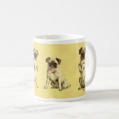  pugs op een Mok (Voorkant rechts)