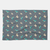 Pugs' Pattern, Dogs Rule. Theedoek (Horizontaal)