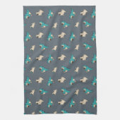 Pugs' Pattern, Dogs Rule. Theedoek (Verticaal)