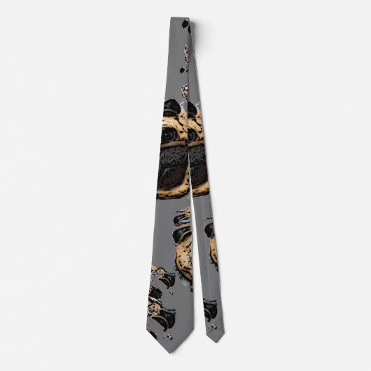 Pugs Pattern Stropdas (Voorkant)