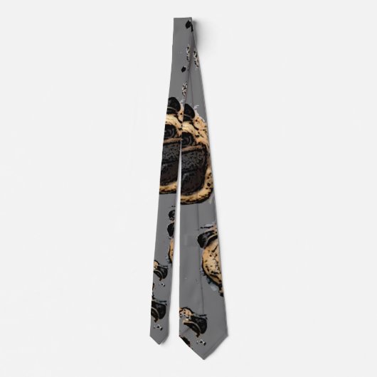 Pugs Pattern Stropdas (Achterkant)